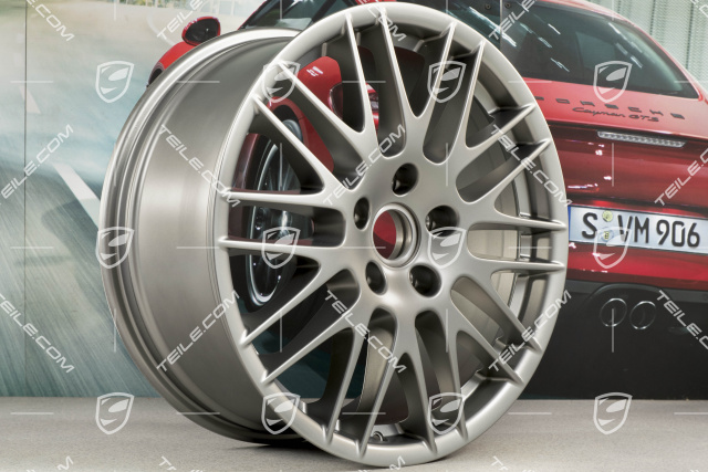 20-inch RS Spyder wheel set, 9J x 20 ET57, Platinum satin-mat