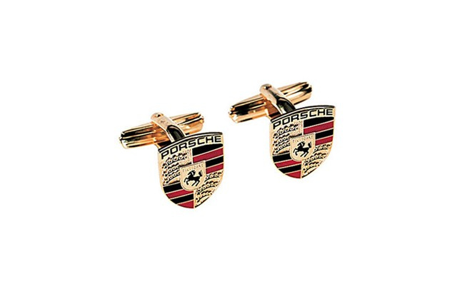 Porsche crest cuff links