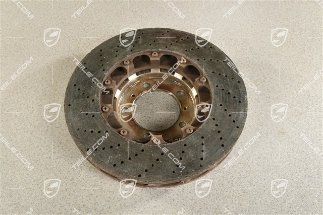 Tarcza hamulcowa ceramiczna PCCB, GT2/GT3, R, (uszkodzona)