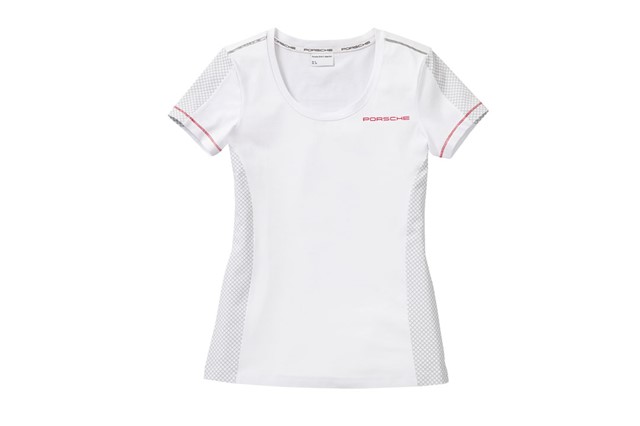 Racing Collection, T-Shirt Women, white/grey, XL 44