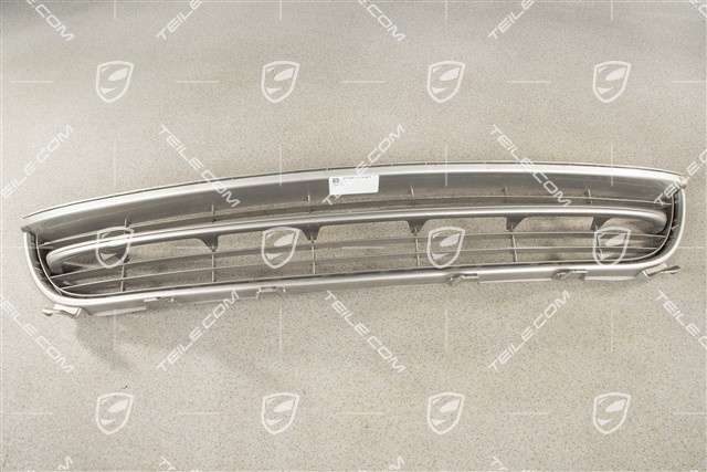 Front bumper Grille centre, Platinum Silver Metallic