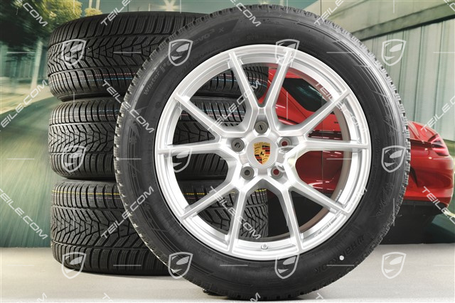 20-inch Cayenne S winter wheel set, rims 9J x 20 ET50 + 10,5J x 20 ET64 + Hankook winter tyres 255/55 R20 + 295/45 R20, with TPMS