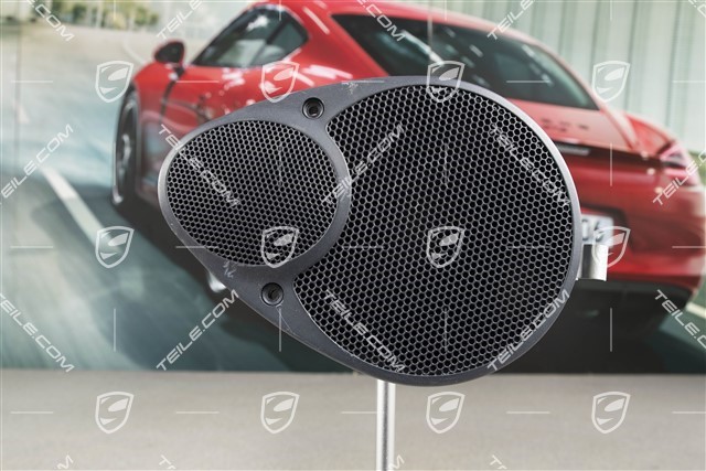 Rear loudspeaker, Metropole blue, Bose sound package, Coupe/Targa L / Cabrio R