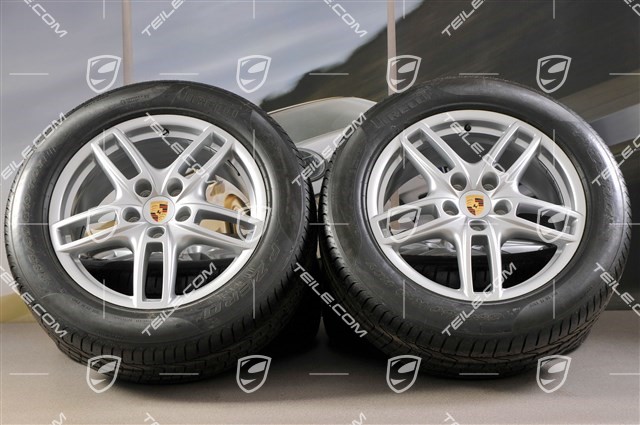 19-inch Cayenne Design II summer wheel set, 4 wheels 8,5 J x 19 ET 59 + 4 tyres 265/50 R 19 110Y XL, without TPMS