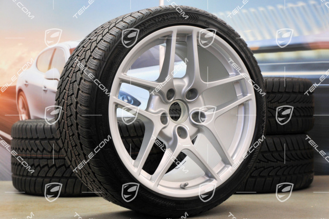 19-inch Winter wheels set, Carrera S II, rims 8J x 19 ET57 + 11J x 19 ET 51, Nokian winter tyres 235/35 R19 + 295/30 R19, TPM 433MHz