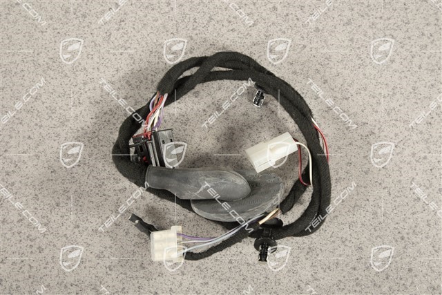 Door mirror wiring harness, retractable, heated
