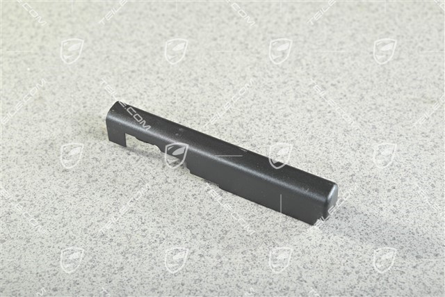 Abdeckkappe für Abdeckschiene Vordersitz, Schwarz, L=R