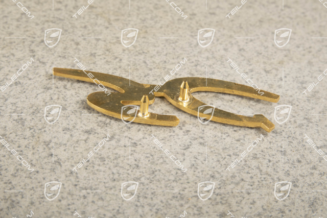 "SC" logo, Gold plated