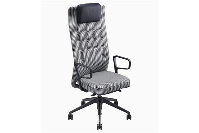 Exklusiver Designer Bürostuhl Porsche x Vitra ID Trim L Pepita Edition, Limited Edition / 911 Stück