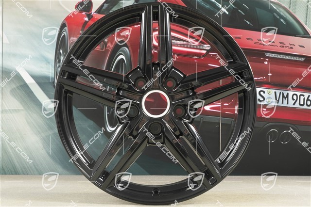 19-inch wheel Cayenne Design II, 8,5J x 19 ET59, in black (high gloss)