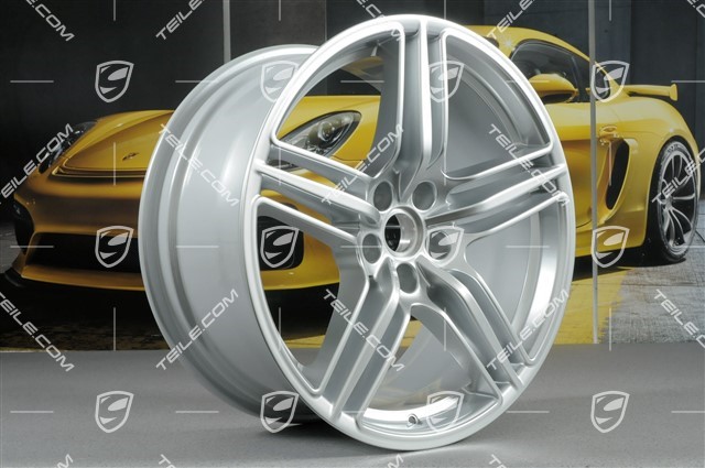 19-inch wheel rim Macan Design, 9J x 19 ET21, brilliant silver
