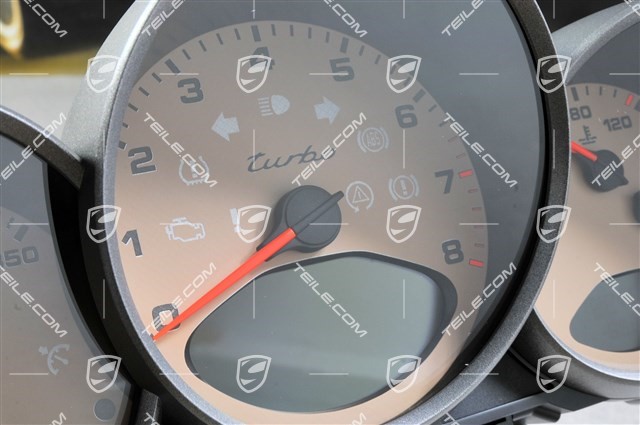 Iinstrument cluster, Turbo / 6-speed transmission, EXCLUSIVE programe, dials in Sand Beige