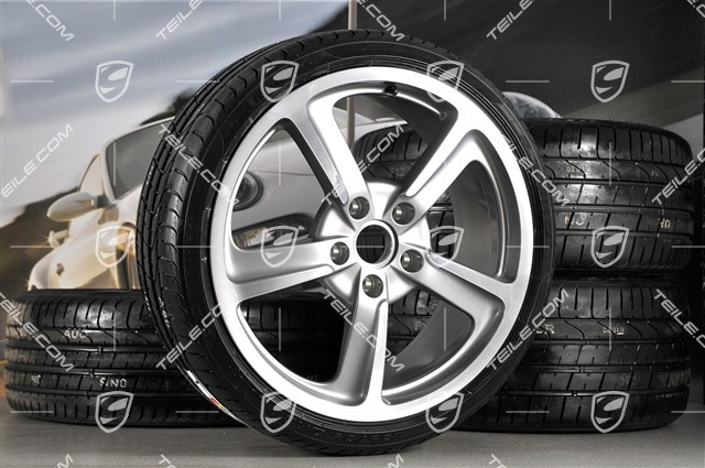20-inch SportTechno summer wheel set, 8,5J x 20 ET57 + 10J x 20 ET50, 235/35 ZR20 + 265/35 ZR20 with TPM