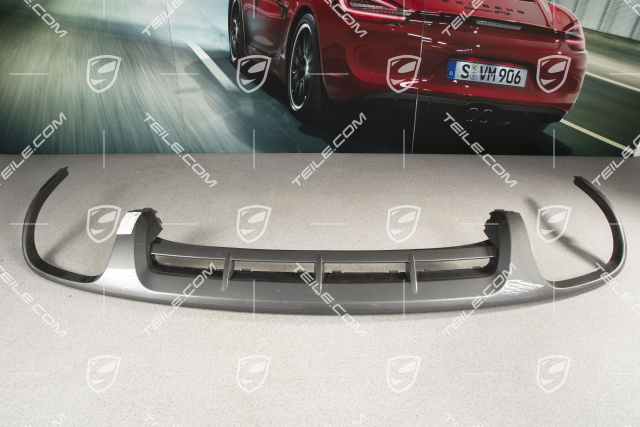 Rear bumper spoiler / lower part trim, Aerokit / GTS, car with trailer coupling