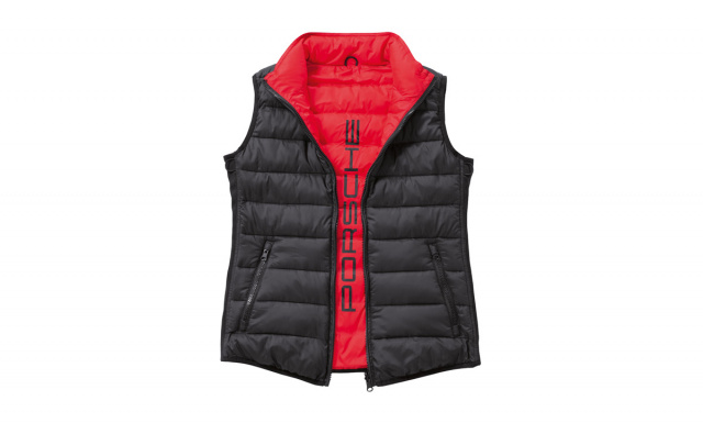 2 in 1 Jacket, Women, black/red M 38/40