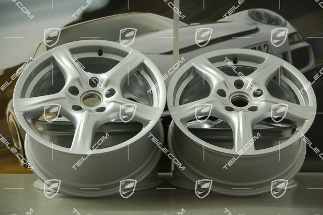 18-inch Panamera wheel set, 8J x 18 ET59 + 9J x 18 ET53