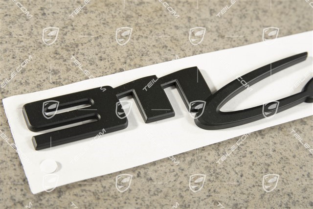 Schriftzug/Logo "911 Carrera", schwarz-matt