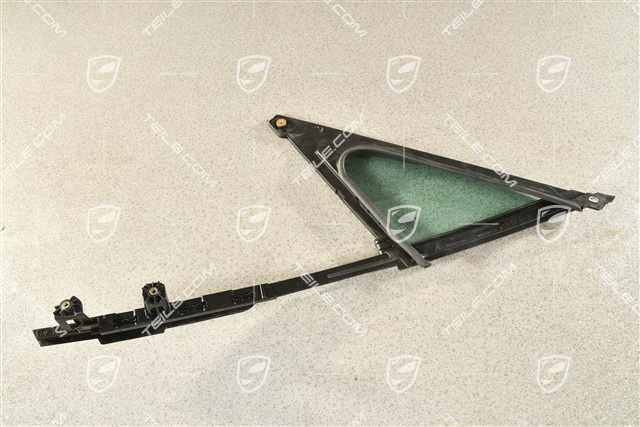 Door / side window, triangular, front, Green heat-insulating glass, R