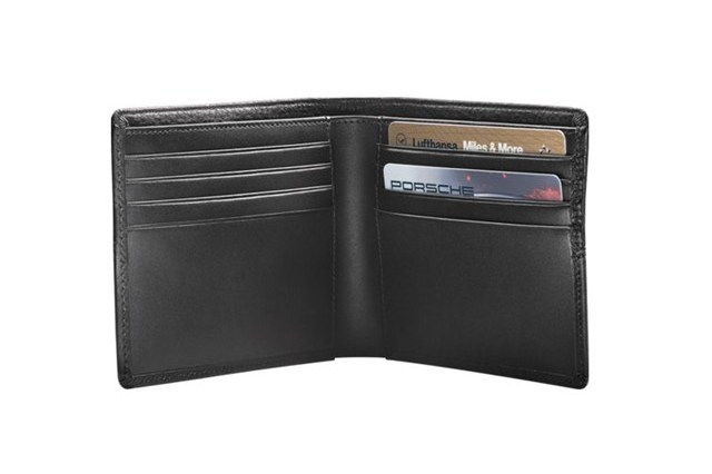 Porsche Classic credit card Wallet,  leather
