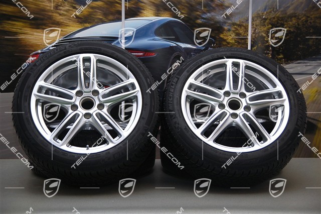 19-inch TURBO winter wheel set, wheels 9J x 19 ET 60 + 10J x 19 ET61 + Michelin winter tyres 255/45 R19+285/40 R19, TPMS sensors