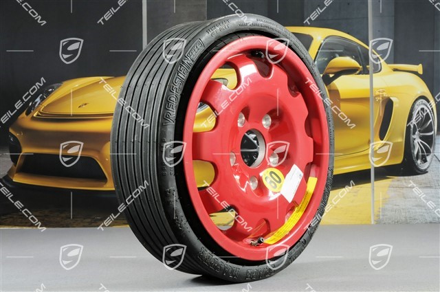 Spare wheel with collapsible tyre