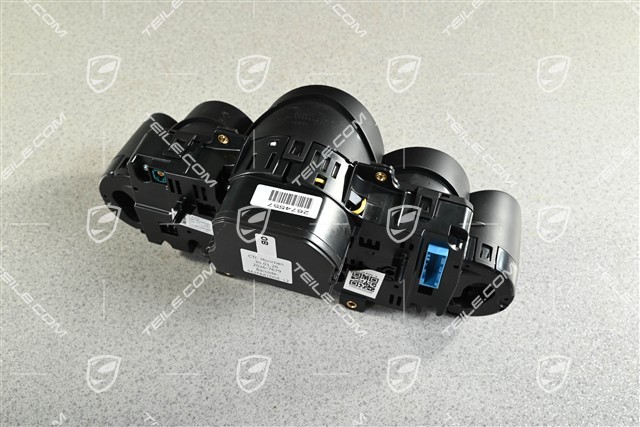 Speedometer / Instrument cluster / clocks, PDK, Black/silver GTS dial faces