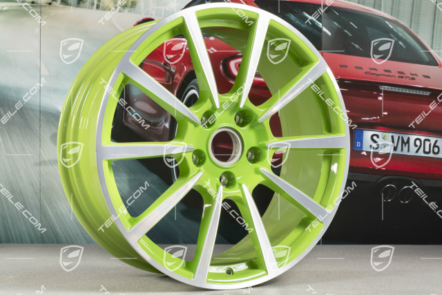 20-inch wheel Carrera Classic (II), 8,5J x 20 ET49, Lizard green