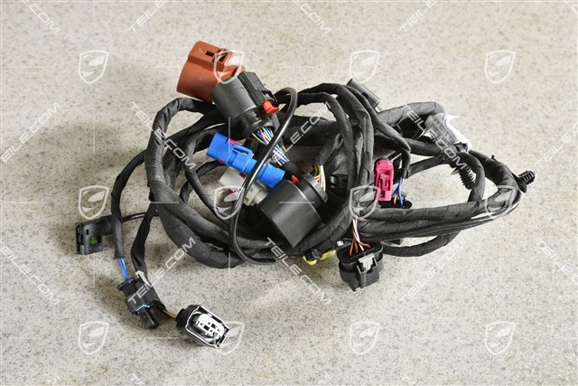 Wiązka instalacji elektrycznej przedniego zderzaka,  real top view, Turbo S, R