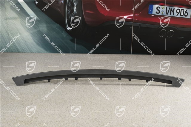 Front bumper disc / trim centre-lower, satin black