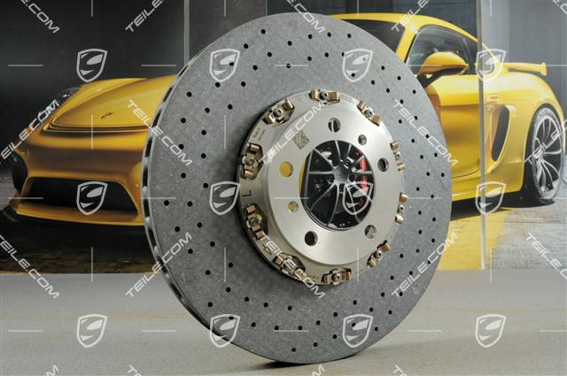 PCCB Brake disc, Panamera V6/S/GTS/Diesel/Hybrid, L