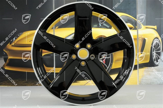 21-inch wheel rim "Sport Classic", 9J x 21 ET 26, black high gloss