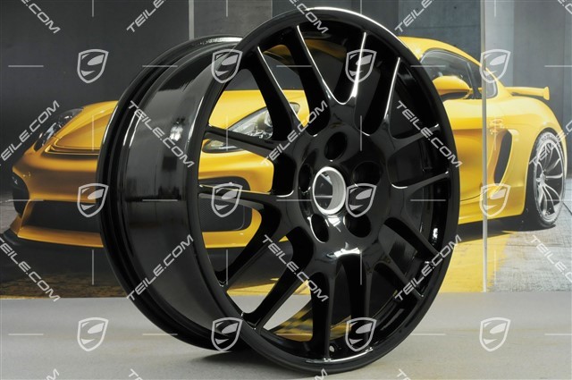 20-inch RS Spyder wheel rim set, 9,5J x 20 ET65 + 10,5J x 20 ET65, for winter tires, black high gloss