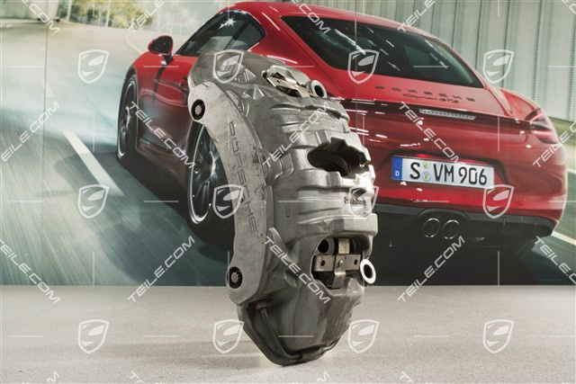 Brake calliper, front axle, silver, R