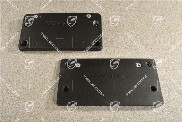 Turbo, Front and rear bumper number / Licence plate support, Japan