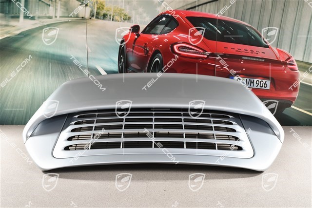 Turbo S rear spoiler, incl. rear bonnet (engine lid), set incl. grille and all attachment parts