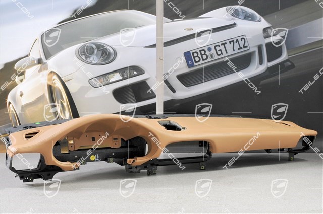 Dashboard, upper part, leather Sand Beige, Sport Chrono Package