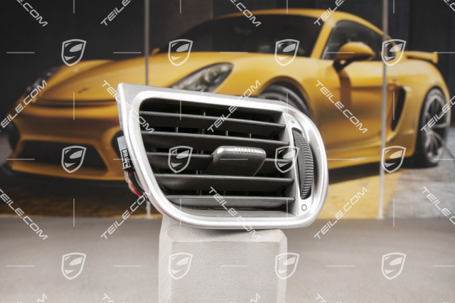 Seitendüse / Defrosterblende, Galvanosilber, Carrera S / GTS, L