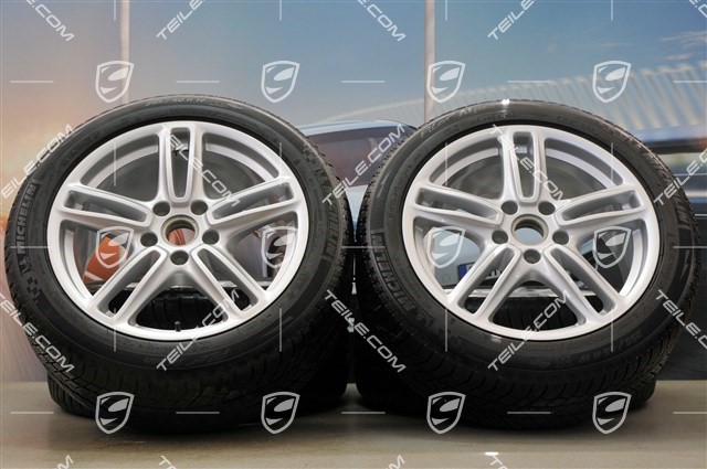 19-inch TURBO winter wheel set, wheels 9J x 19 ET 60 + 10J x 19 ET61 + NEW Michelin winter tyres 255/45 R19+285/40 R19