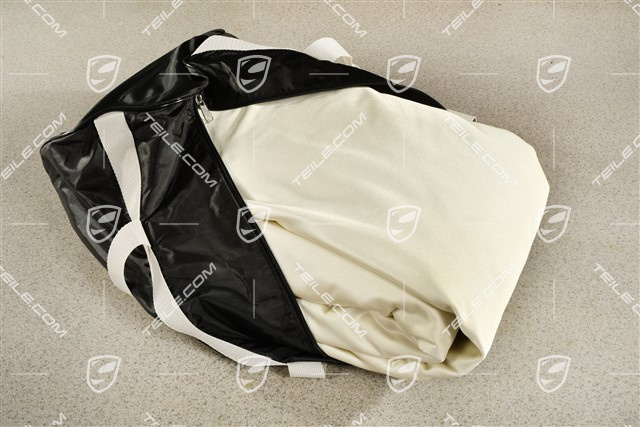 Facelift, Abdeckhülle, Innen, farbig Porsche Wappen