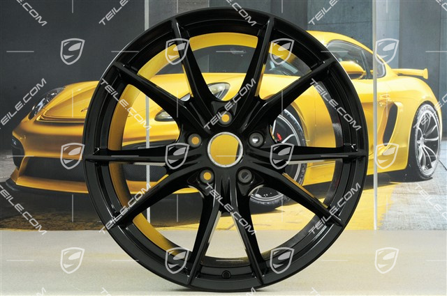 20" Felga Carrera S (IV), 11,5J x 20 ET56, czarny wysoki połysk