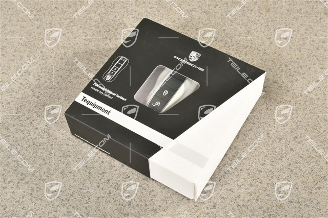 Vehicle key side faces / Key cap, Painted / lacquered White