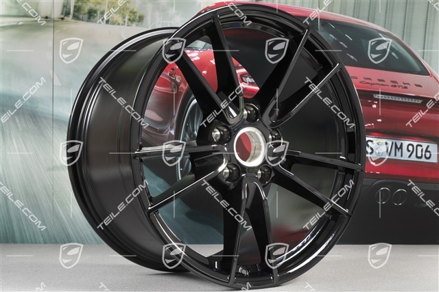 20-inch wheel rim Carrera, 11J x 20 ET66, for winter wheels, black high gloss
