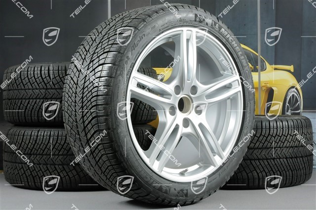 20-inch winter wheels set "Panamera Turbo", rims 9,5 J x 20 ET71 + 10,5 J x 20 ET71 + NEW Michelin Pilot Alpin 4 winter tires 275/40 R20 + 315/35 R20