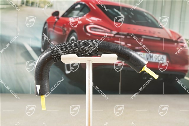 Power steering fluid cooling return hose