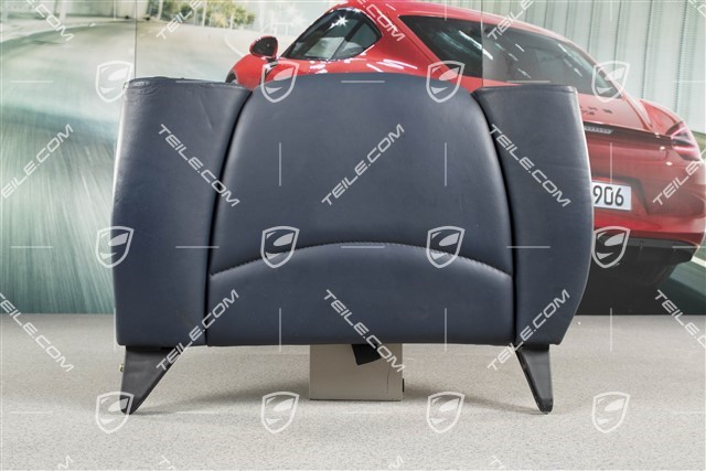 Back seat backrest, Rear, Leather, Midnight blue, Coupe / Targa, L