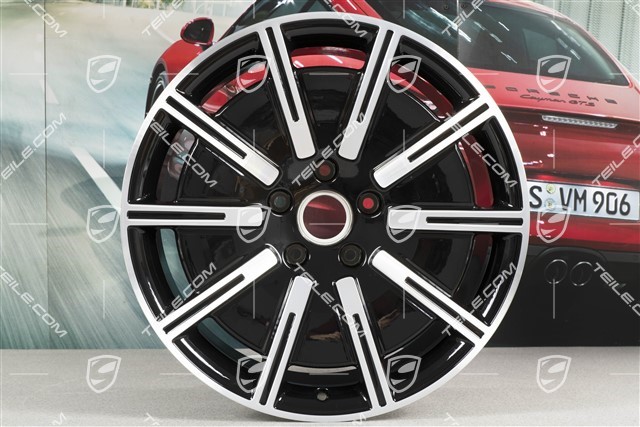 20-inch wheel rim Sport Aero, 11J x 20 ET60, black high gloss + glossy Surface