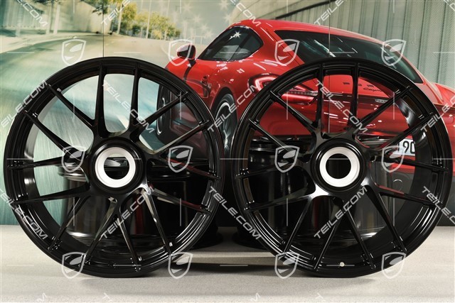 20-inch wheel rim set Turbo Sport III, central lock, 9J x 20 ET51 + 12J x 20 ET63, black high gloss