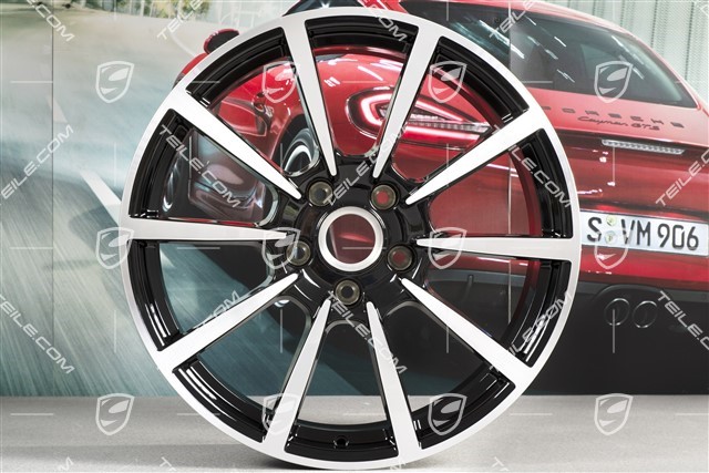 20" wheel Carrera Classic(II), 8,5J x 20 ET49, black high gloss