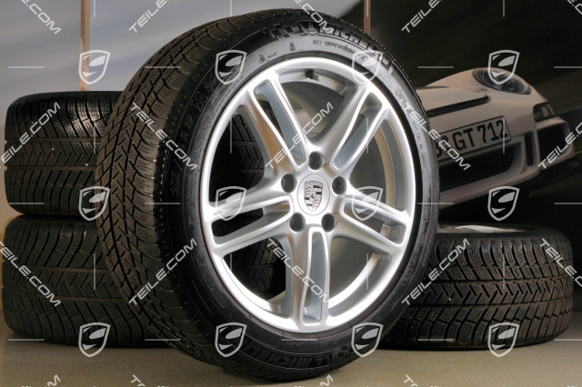 19-inch TURBO winter wheel set, wheels 9J x 19 ET 60 + 10J x 19 ET61 + Michelin winter tyres 255/45 R19+285/40 R19, TPMS sensors