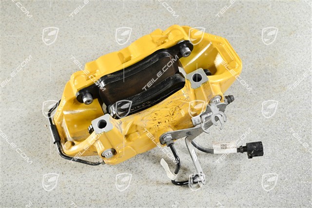 PCCB fixed calliper, Rear axle, Yellow, Turbo, L